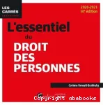 L'essentiel du droit des personnes